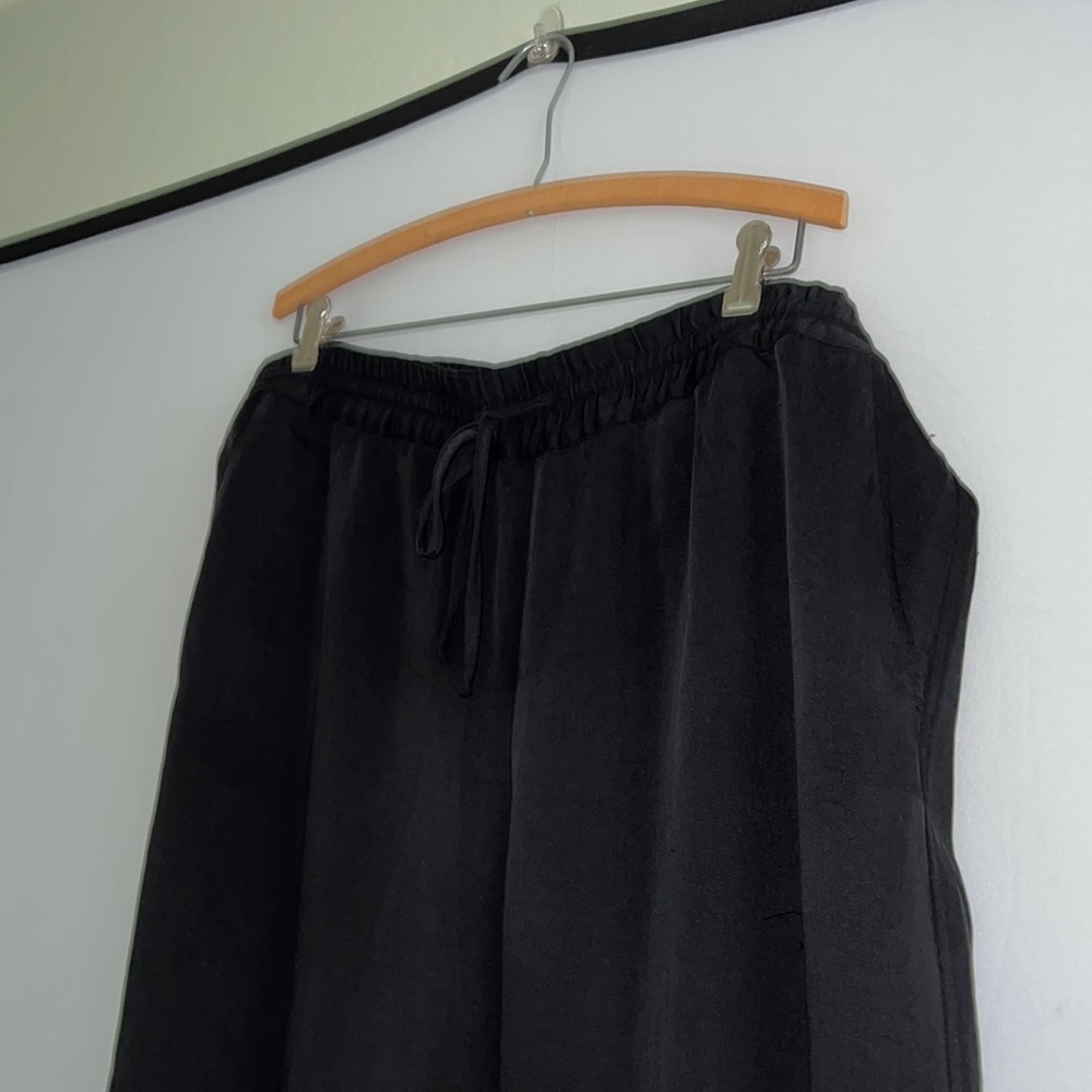 H&M Cinched Waist Linen Pants